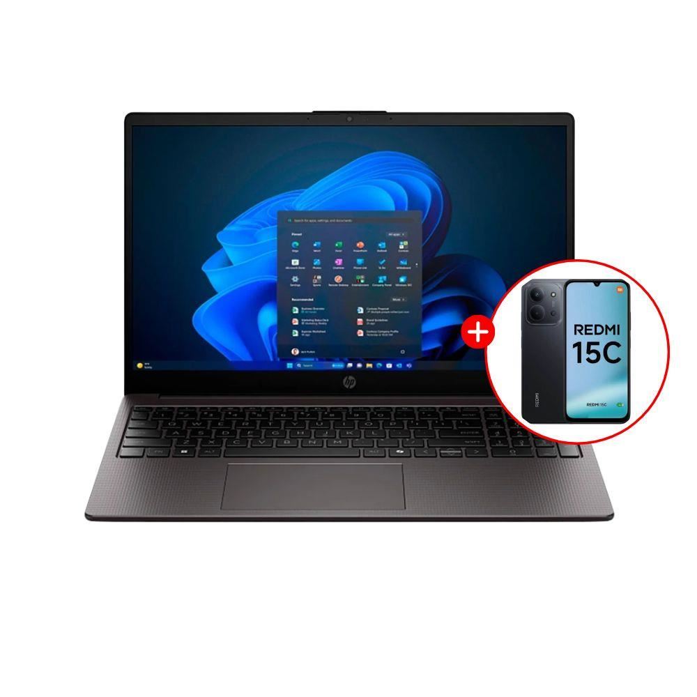 Combo Laptop HP 250R G10 15.6" Intel Core i5 512GB SSD 8G + Celular Xiaomi REDMI 15C